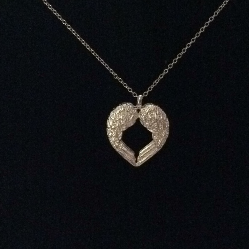 Sterling Silver Heart ❤️Necklace New!!!